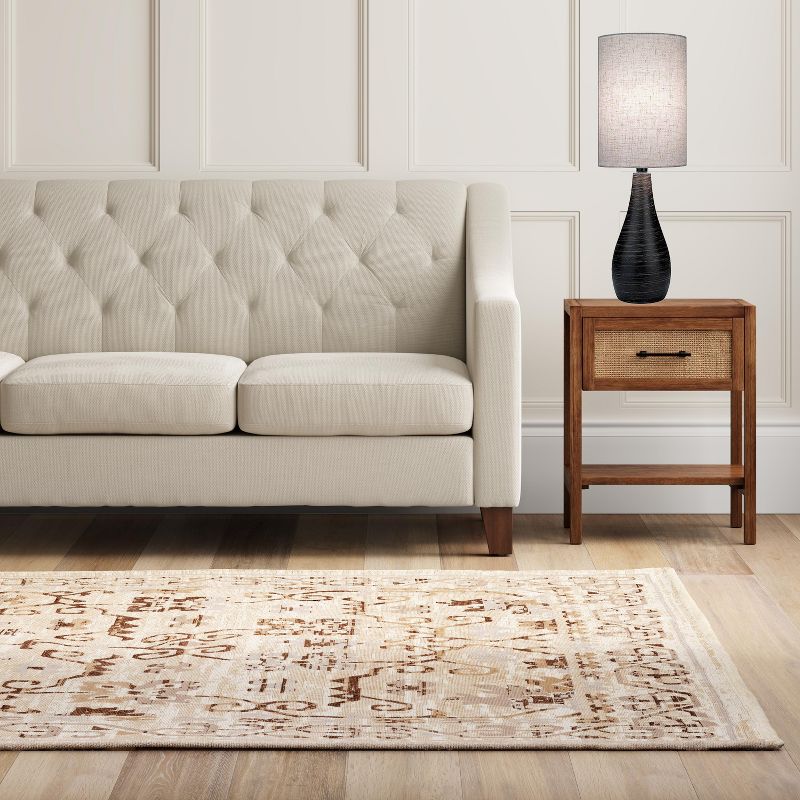 2pk Quatro 1 Table Lamp Brushed Dark Bronze - Lite Source