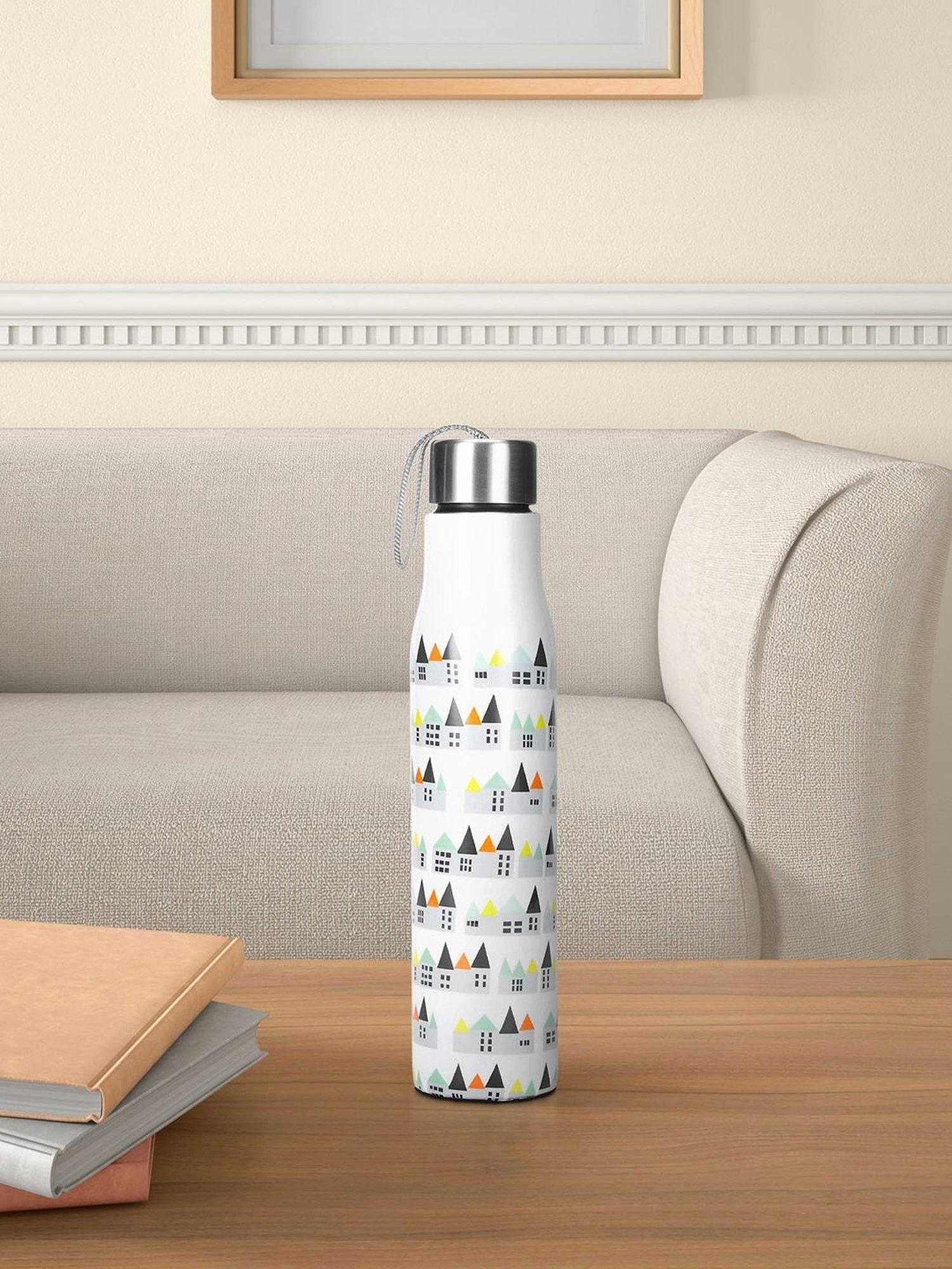 Milton Elfin Silver Stainless Steel Insulated Water Bottle (160 ml) - Set of 1