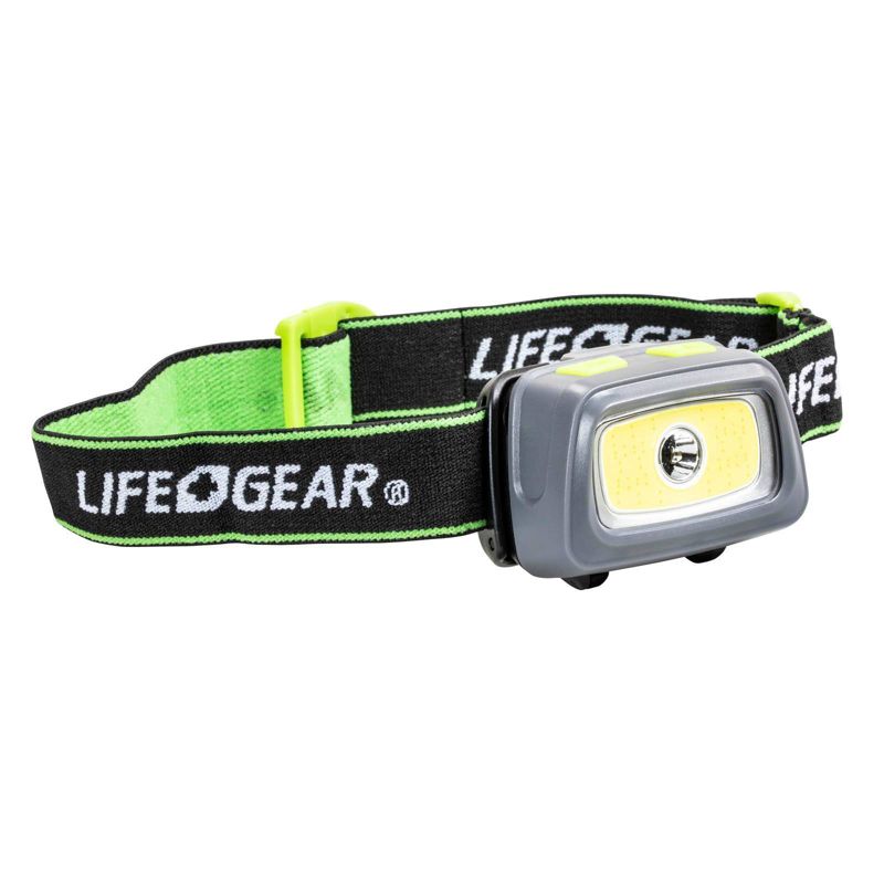Life Gear Multi Functional LED Head Lamp - Gray