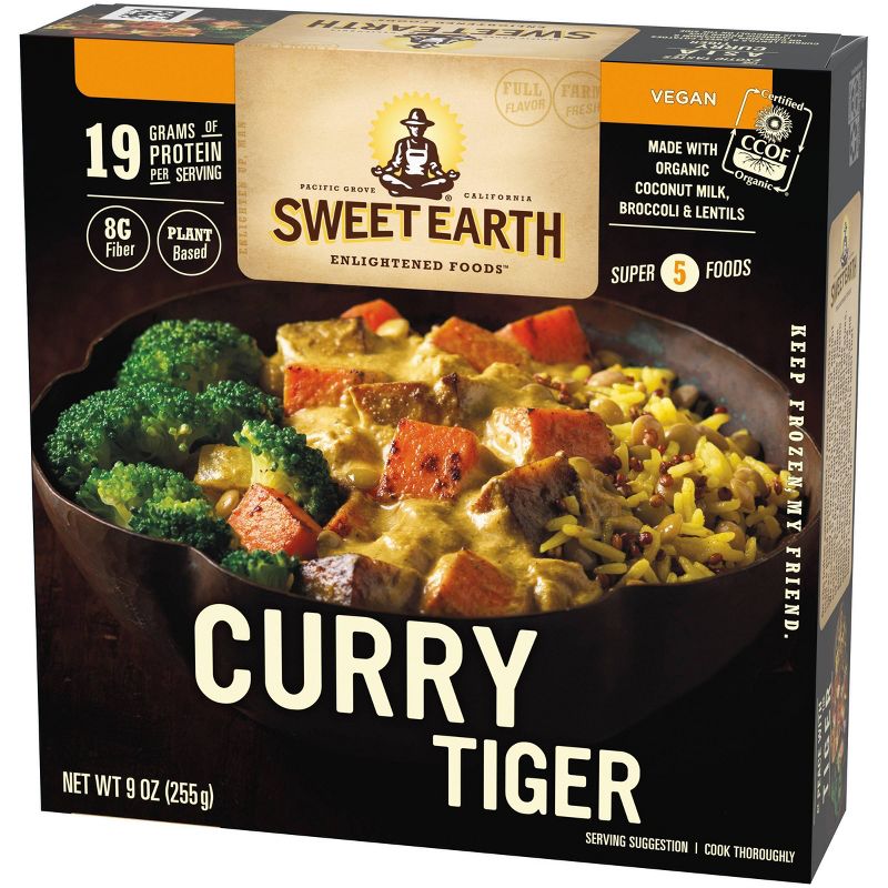 Sweet Earth Natural Foods Frozen Curry Tiger - 9oz