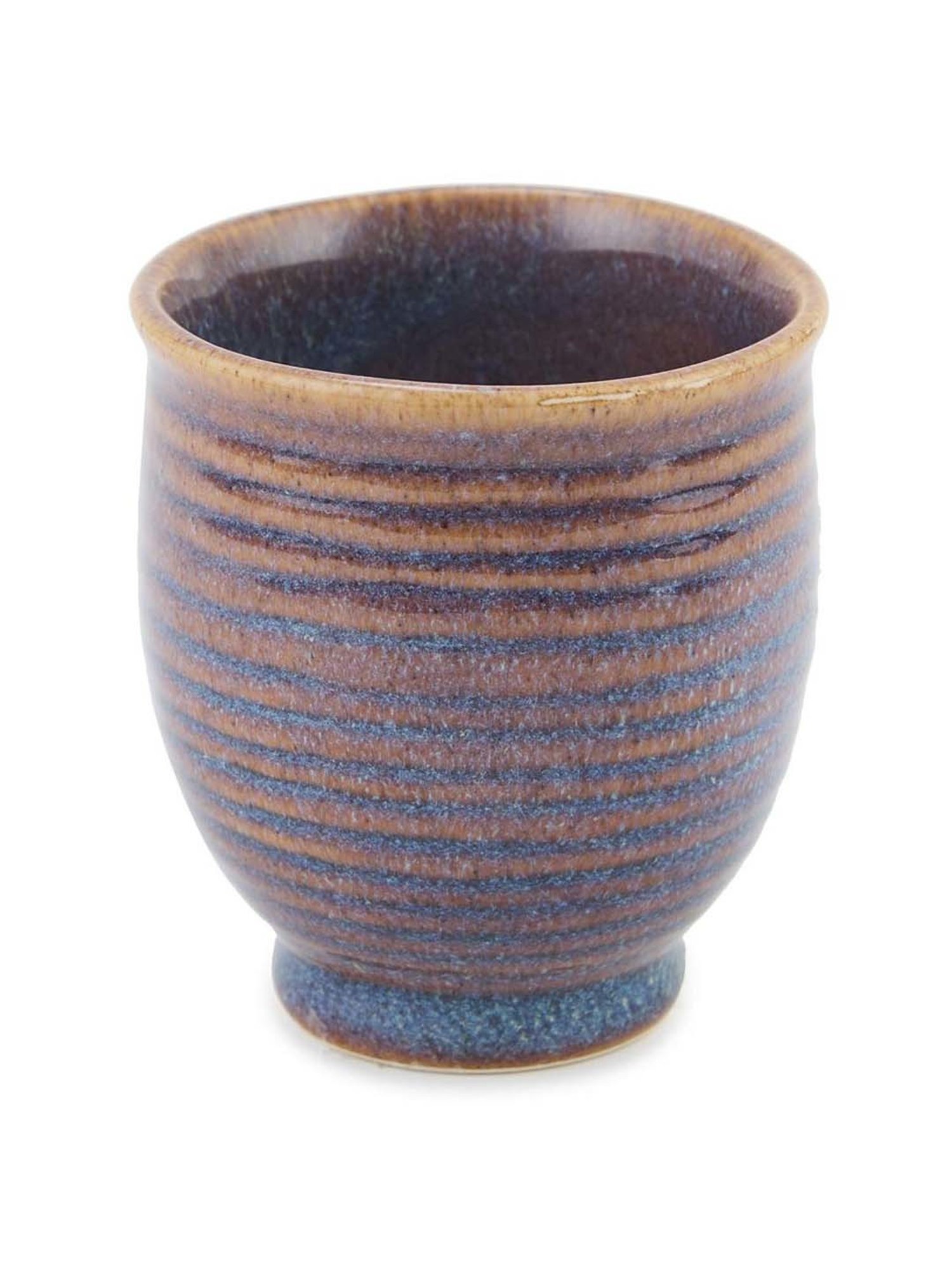 Fabindia Home Blue Ceramic Kulhad (220ml)
