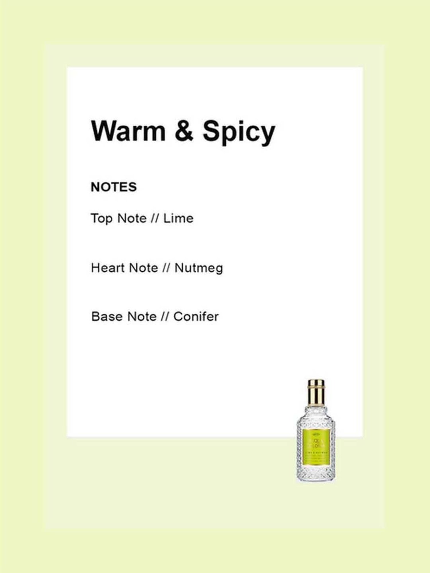 4711 Acqua Colonia Lime & Nutmeg Eau de Cologne - 50 ml