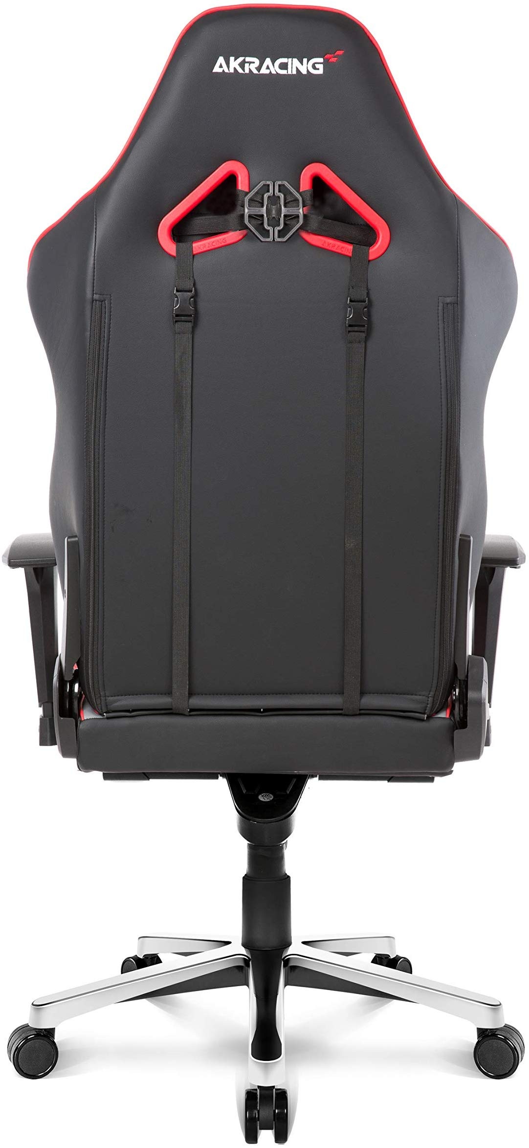 AKRacing Core Series SX PU Leather Gaming Chair, 4D Adjustable Armrests, 180 Degrees Recline - Red (AK-MAX-RD)