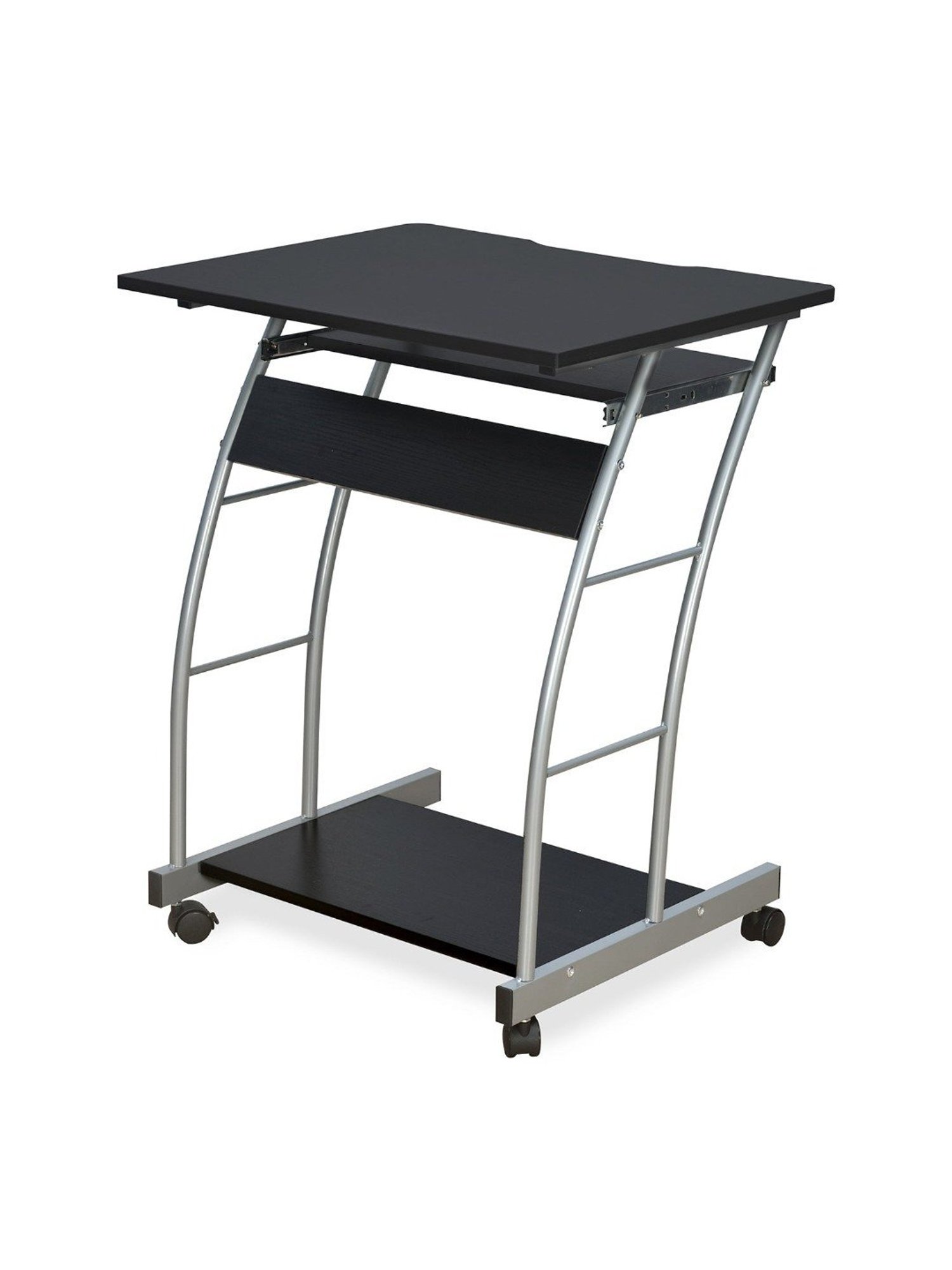 Nilkamal Leo Black & Walnut Engineered Wood Computer Table