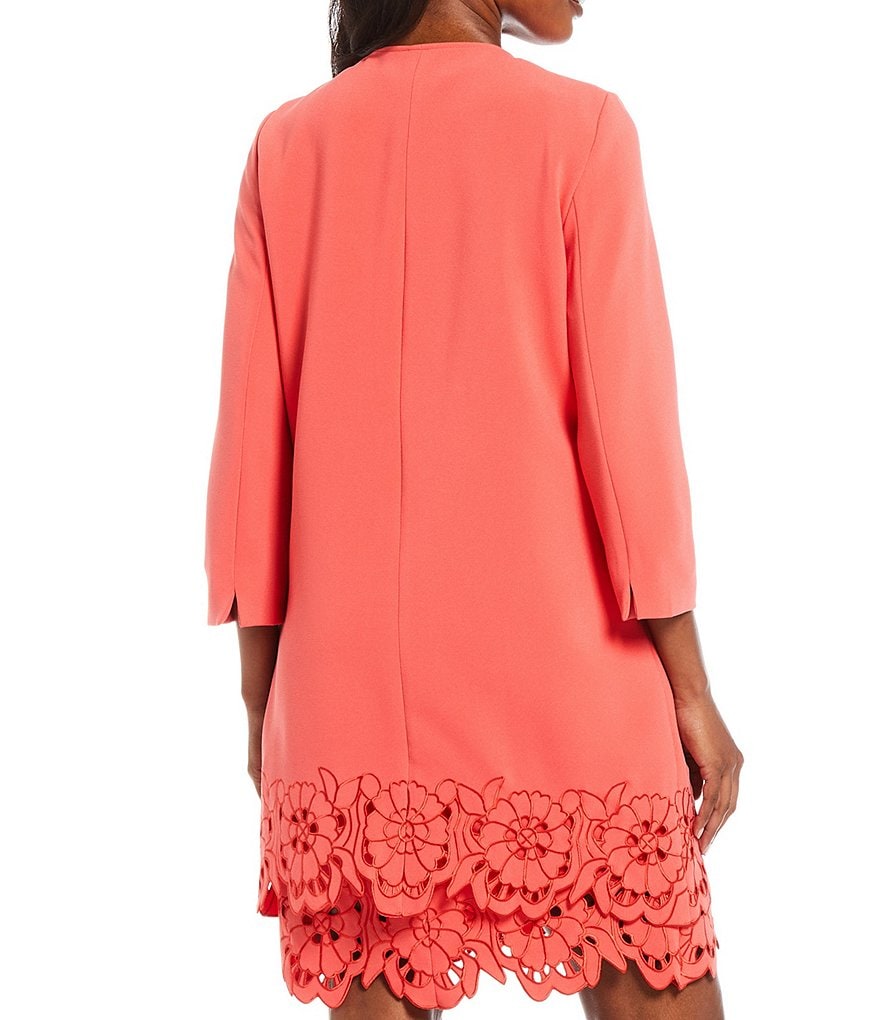 Preston & York Ellie Laser Cut Floral Hem Topper