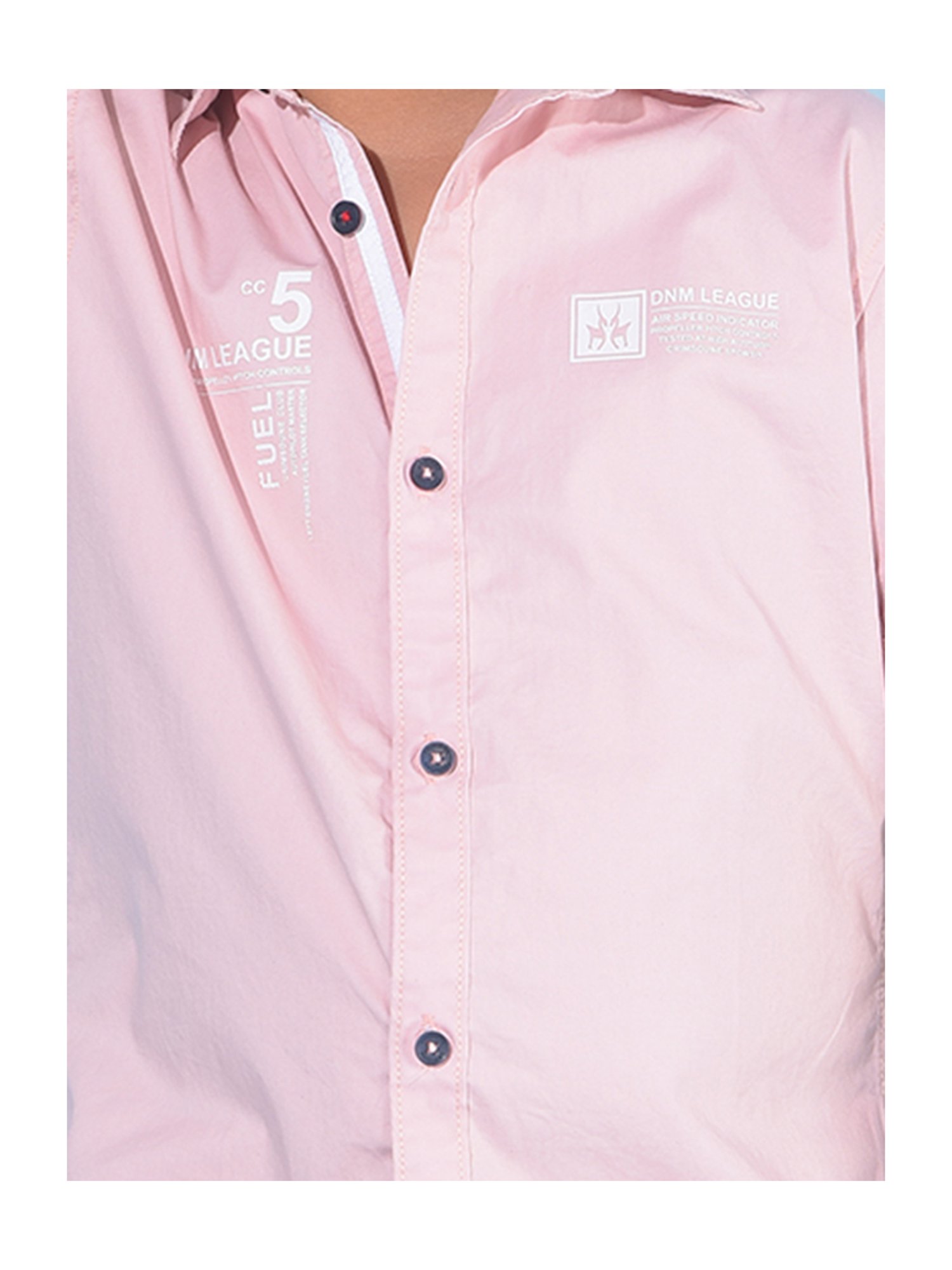 Crimsoune Club Kids Pink Solid Shirt