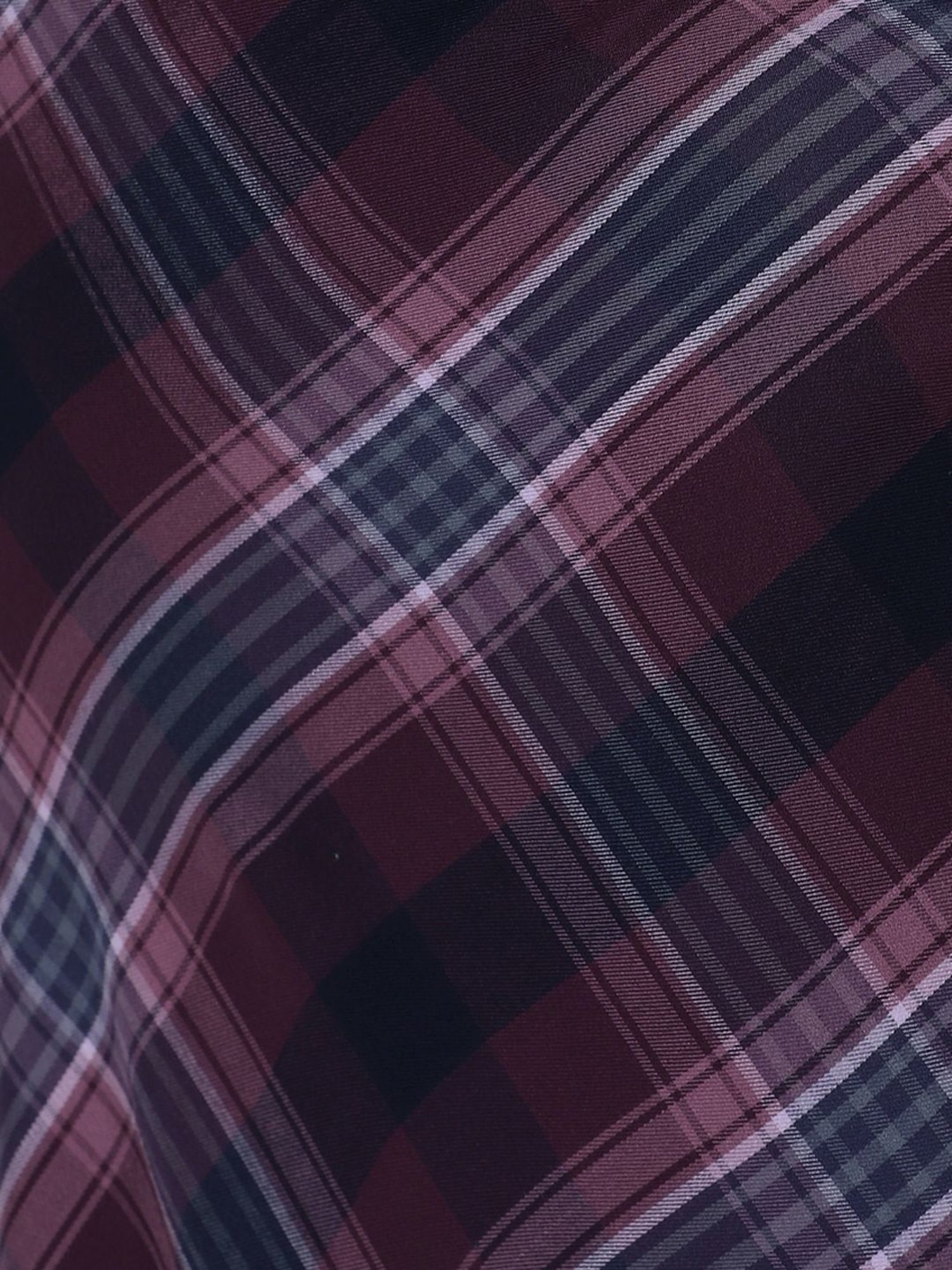 American Eagle Purple & Blue Chequered Maxi Skirt