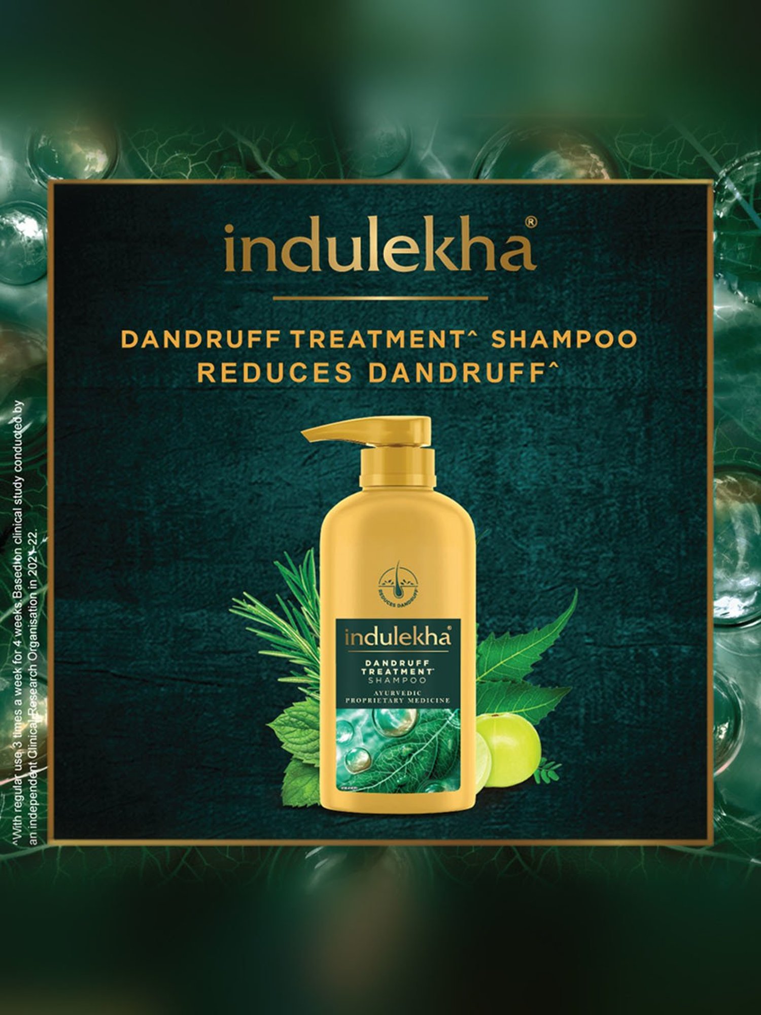 Indulekha Dandruff Treatment Shampoo - 580 ml