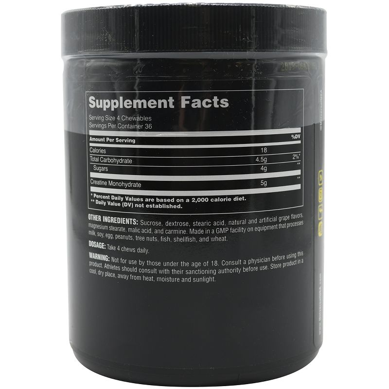 Universal Nutrition Creatine Chews Dietary Supplement - Orange - 144 Chews