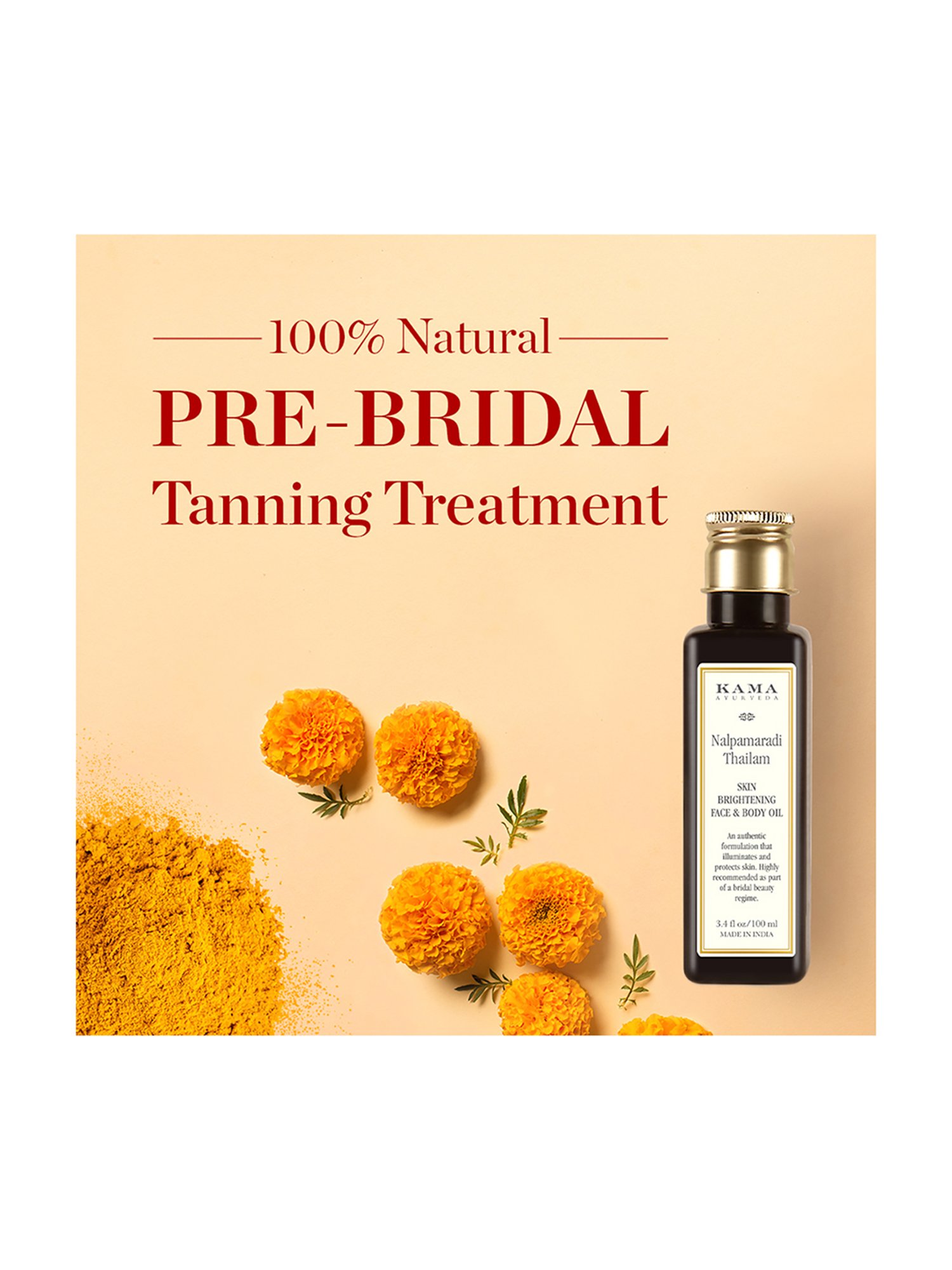 Kama Ayurveda Nalpamaradi Thailam Skin Brightening Treatment 50 ml (Unisex)