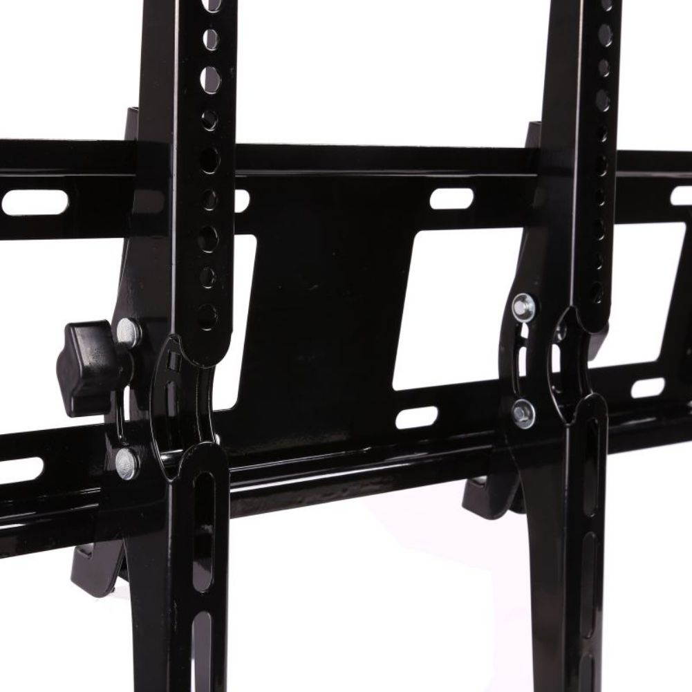 Brightup TV Wall Mount Bracket Tilt TV Mount Low Profile for Most 26-55 inch LED OLED LCD HD TVs Plasma Flat Curved Screens VESA Pattern up to 400X400 mm 110 LBS Loading Fits 8" 12" 16" Wood Studs