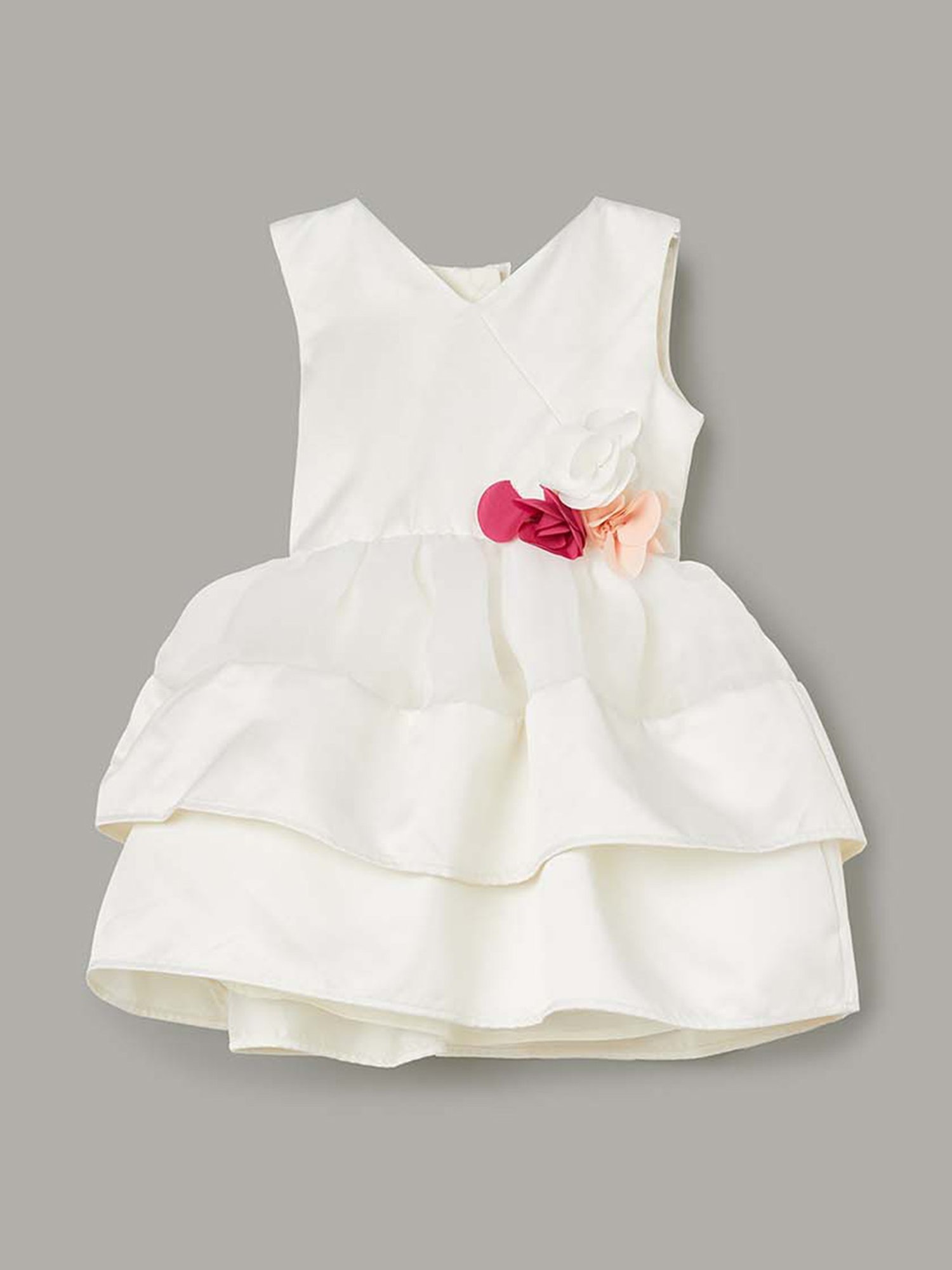 Juniors by Lifestyle Kids Cream Applique Dress