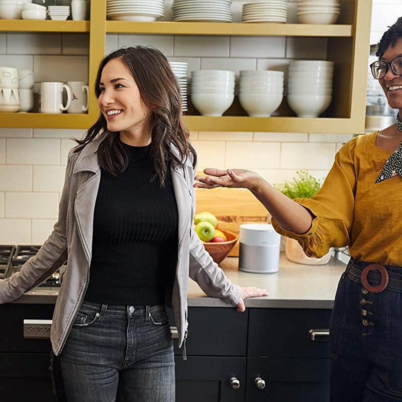 Home Speaker 300: Bluetooth Smart Speaker with  Alexa Built-in, Silver