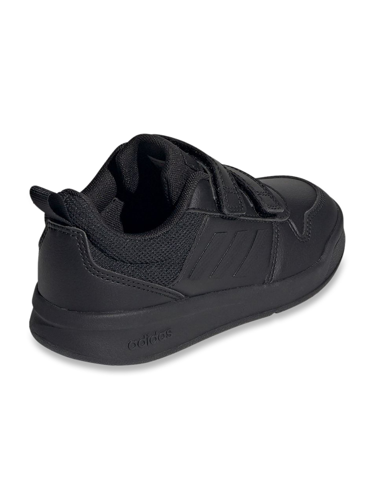 Adidas Kids's Tensaur C Black Running Shoes