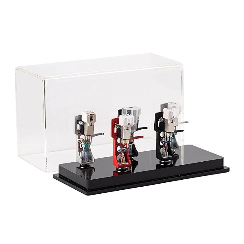 Headshell Cartridge Keeper Phono Shell Case Acrylic Box Turntable Record Player Stylus Holder Rectangle