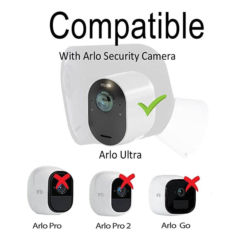 Skin for Arlo Pro 3 Protective Cover Case for Arlo Ultra and Arlo Pro 3 Form Fitting Accessories White 3 Pack