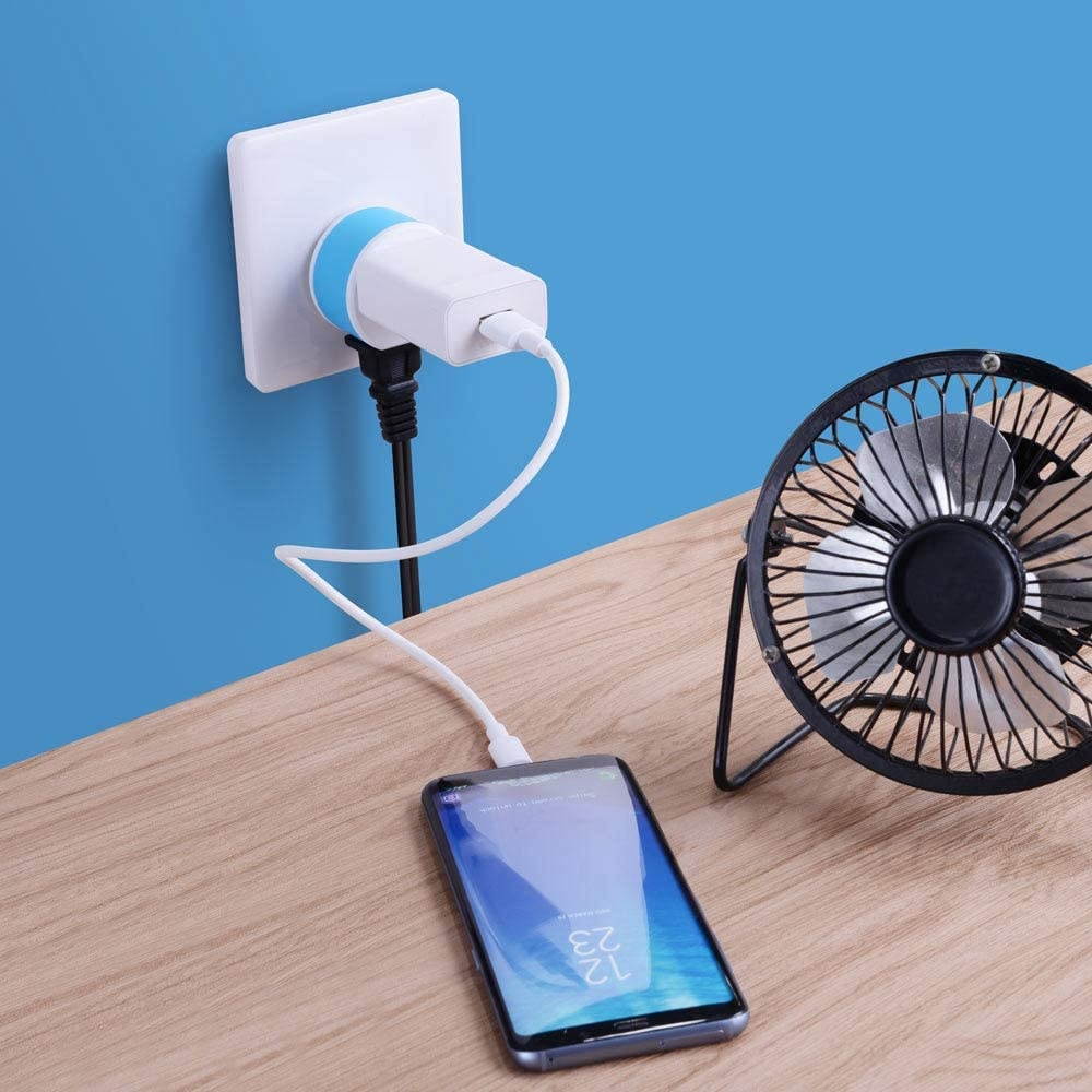 Full European Travel Adapter Set by OREI - Dual Input American to Europe, Germany, England, Spain, Italy, Iceland, France, (Type G, E/F, Type C) - 3 Pack, Safe Grounded Use for Cell Phones, Laptops