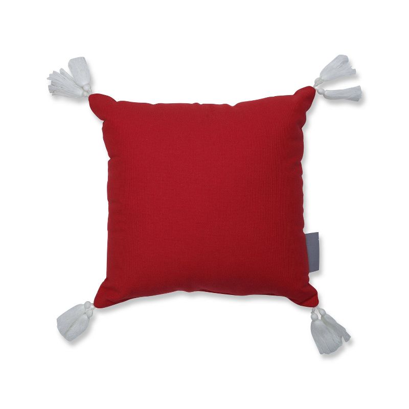 Primative Snowflake Square Throw Pillow - Pillow Perfect