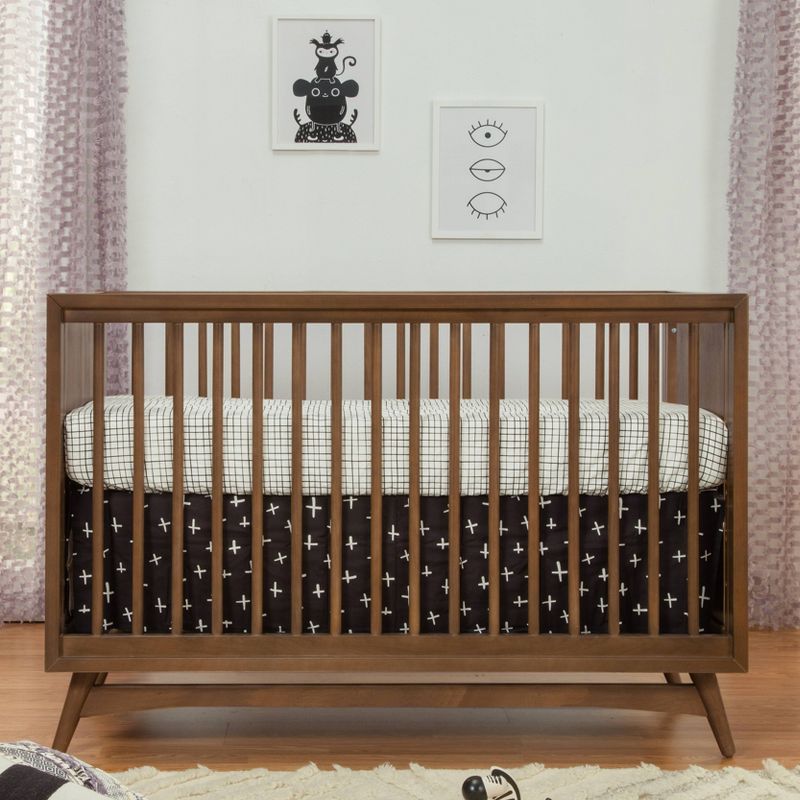 Babyletto Peggy Mid-Century 3-in-1 Convertible Crib - Walnut