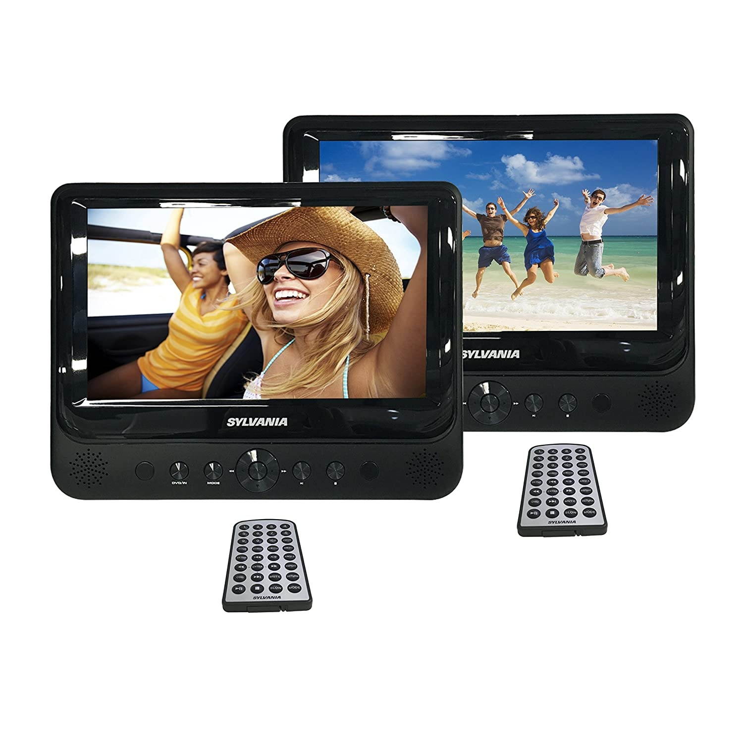 Sylvania Dual Screen Portable DVD Players (9-inch)