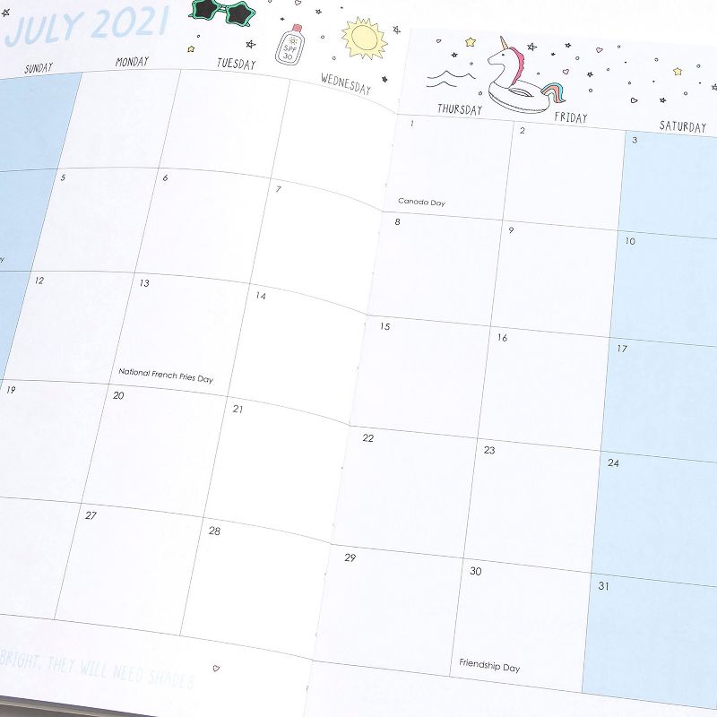 2021-22 Academic Planner Let Your Light Shine - Callie Danielle