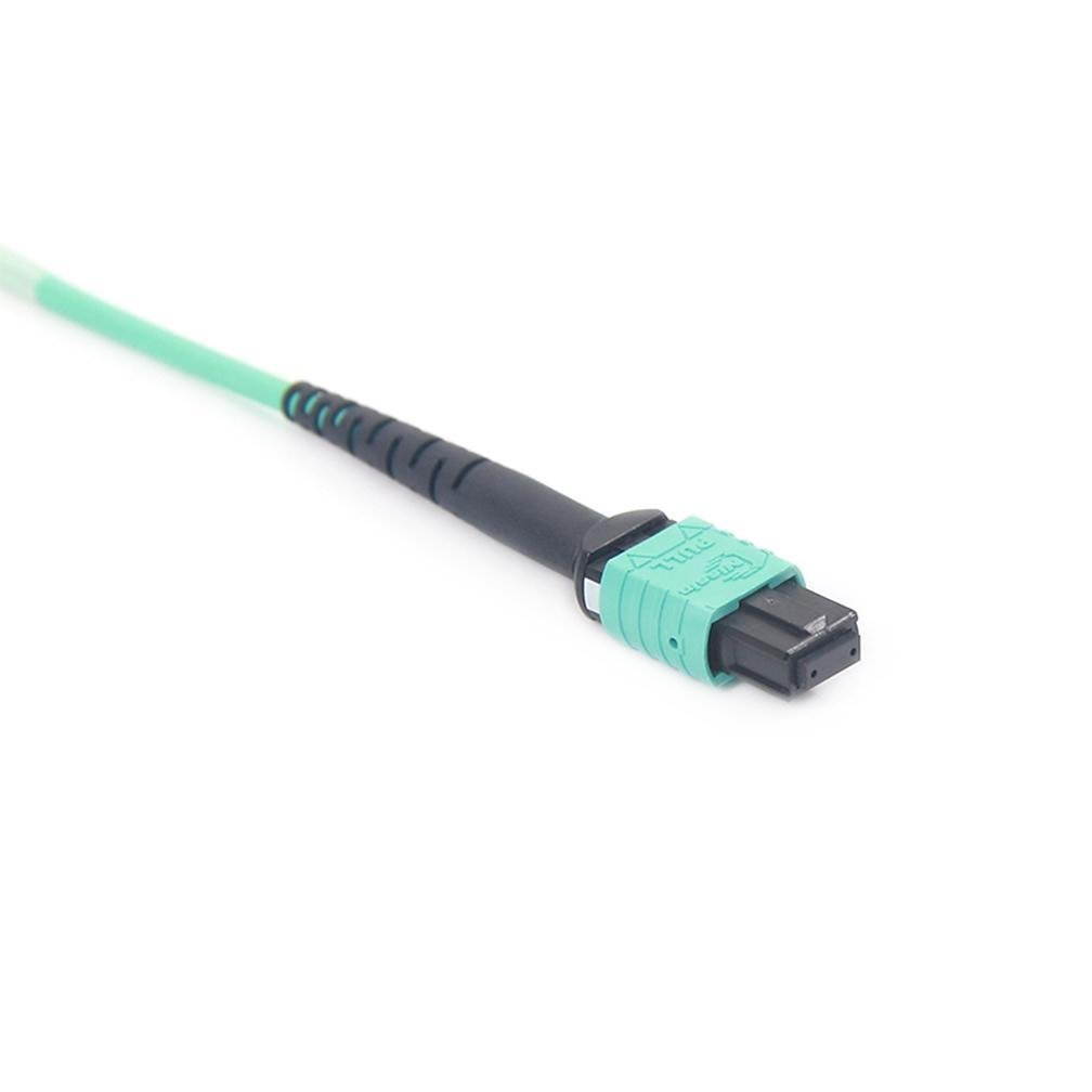 MPO Fan-out Patch Cord, MPO to 8xLC Uniboot 40GbE Fiber Optic Cable, OM3, 3-meter, 10 Packs