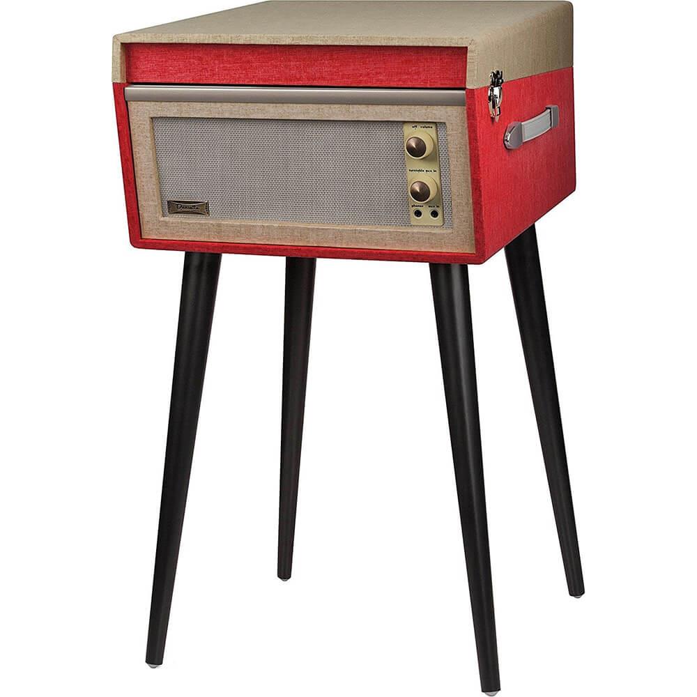 Crosley Dansette Bermuda Bluetooth and Pitch Control Turntable, Red (For Parts)