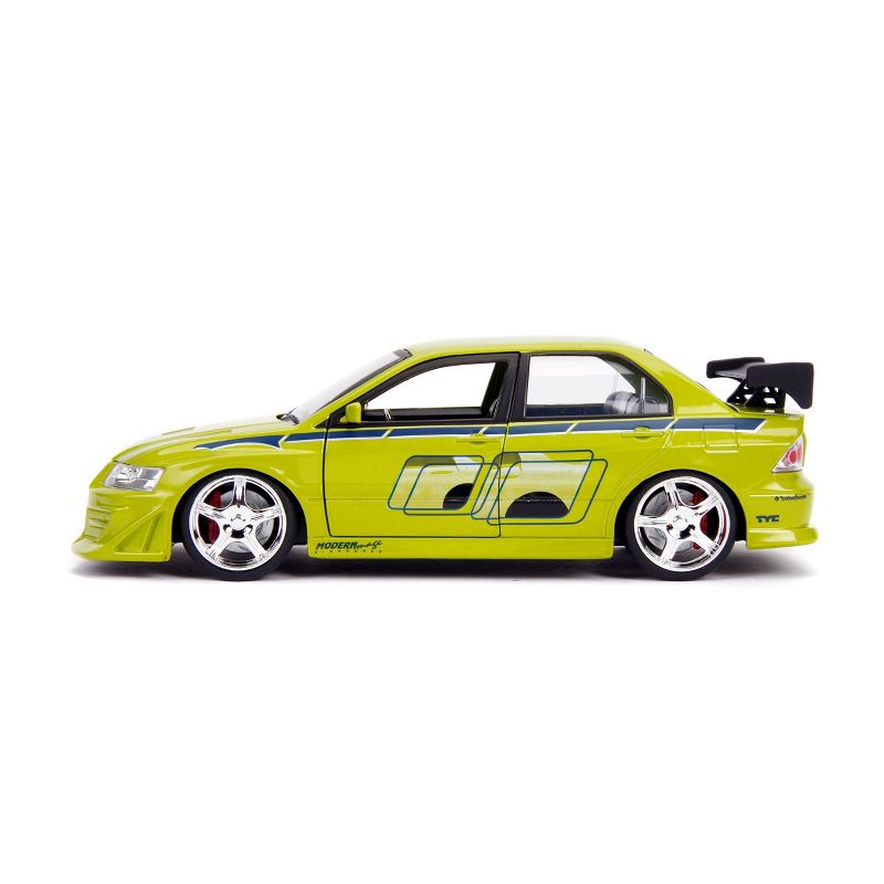 Jada Toys Fast & Furious 2002 Mitsubishi Lancer Evolution VII Die-Cast Vehicle 1:24 Scale Green