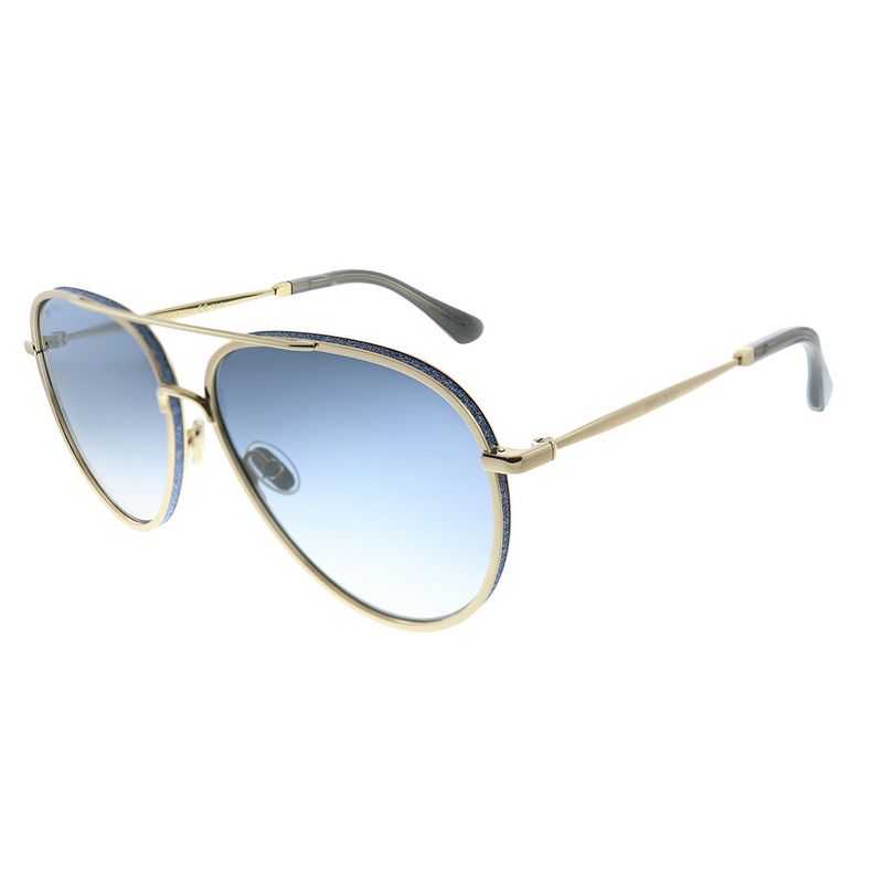 Jimmy Choo Triny/S LKS Womens Aviator Sunglasses Gold 59mm
