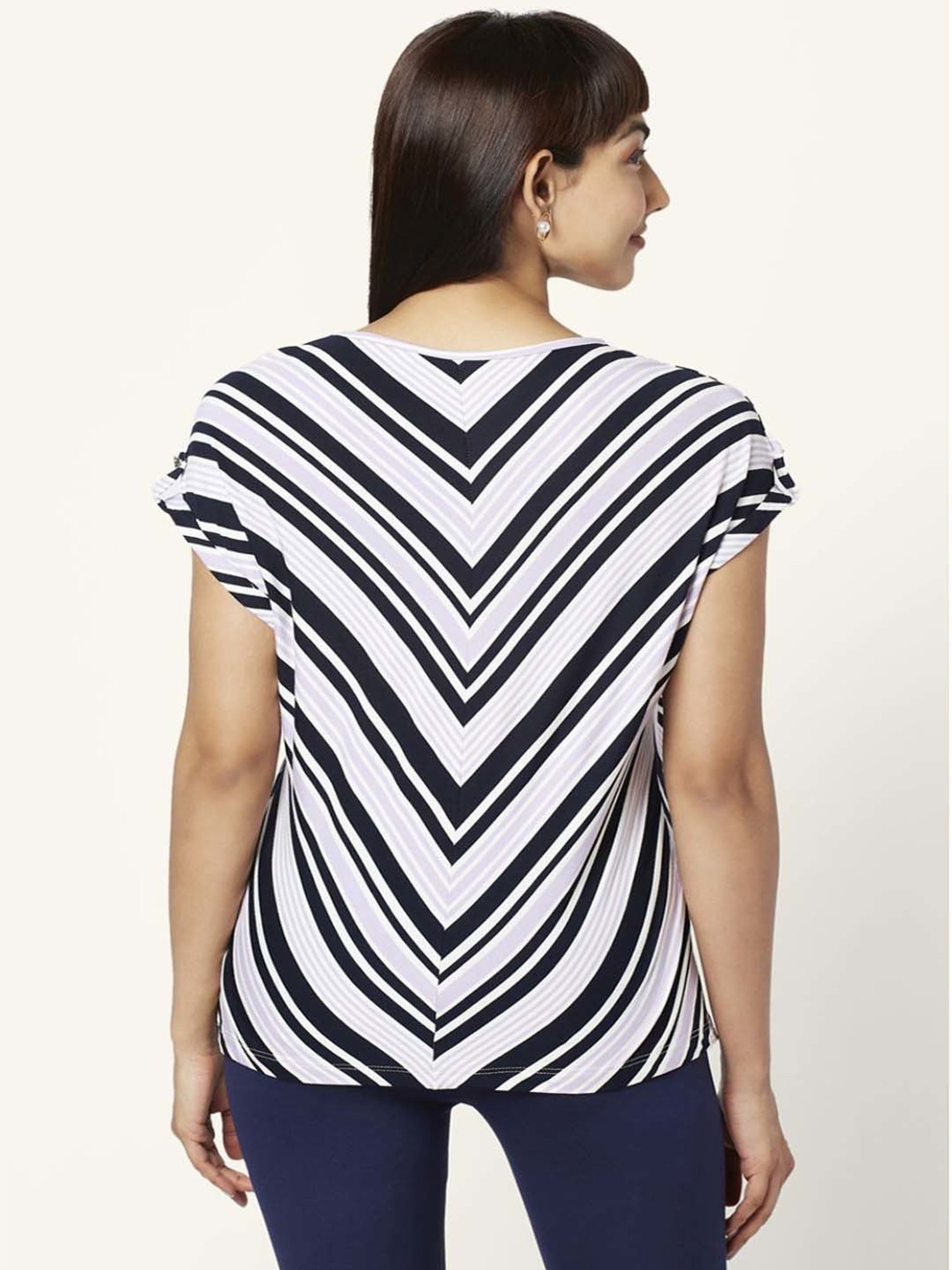 Fame Forever by Lifestyle White Cotton Printed T-Shirt