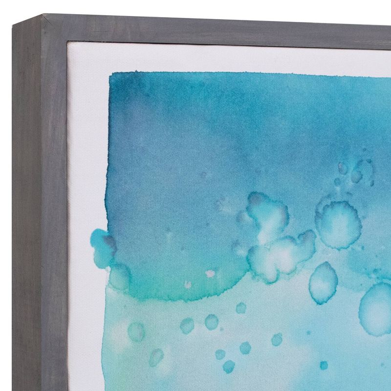 24" x 36" Watercolor Wash I by Natasha Marie Framed Wall Art Canvas - Fine Art Canvas