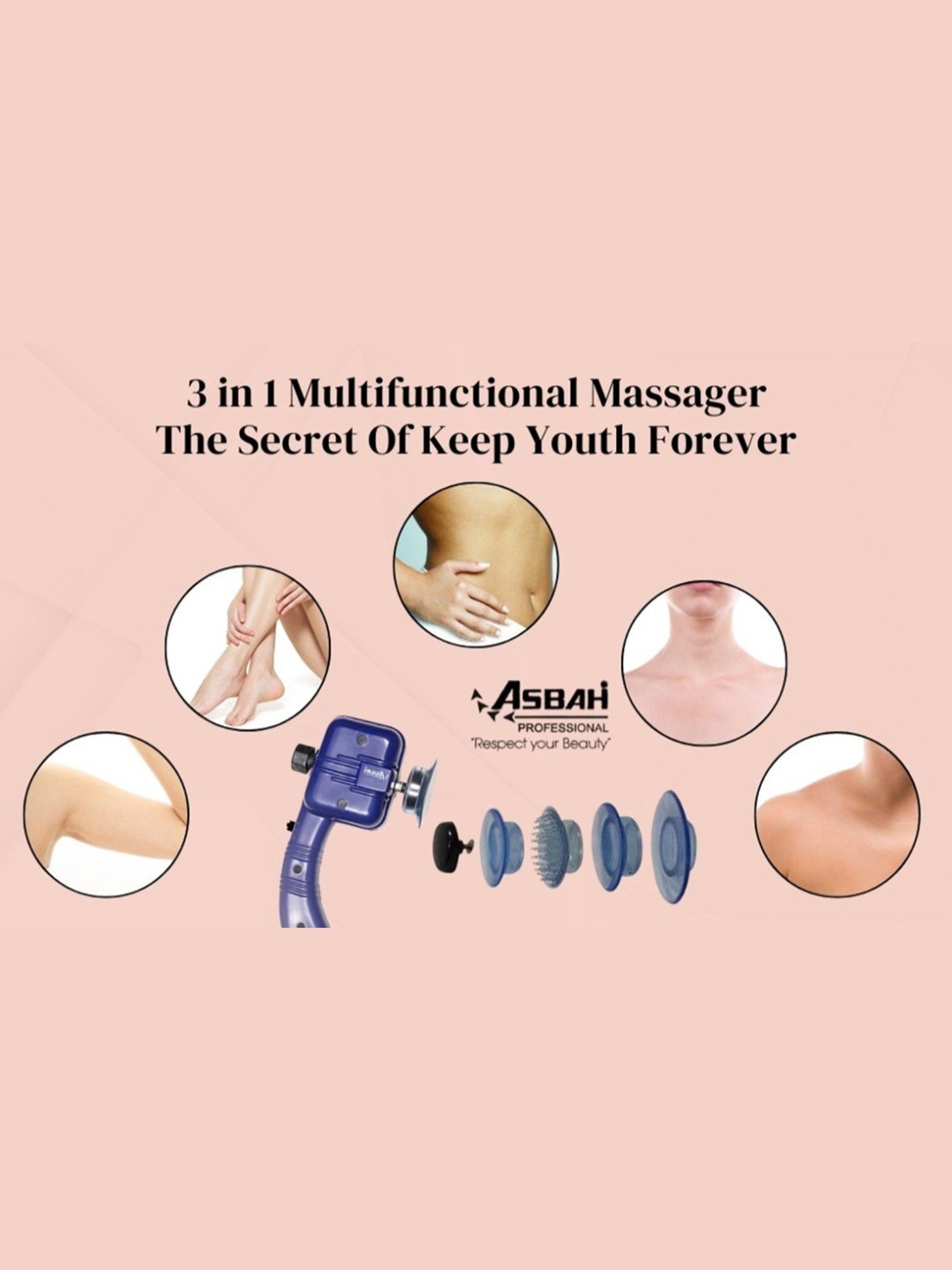 Asbah Professional Idella Massager Machine