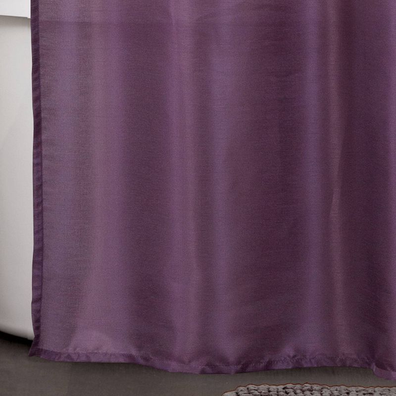 Covina Shower Curtain Purple - Lush Décor
