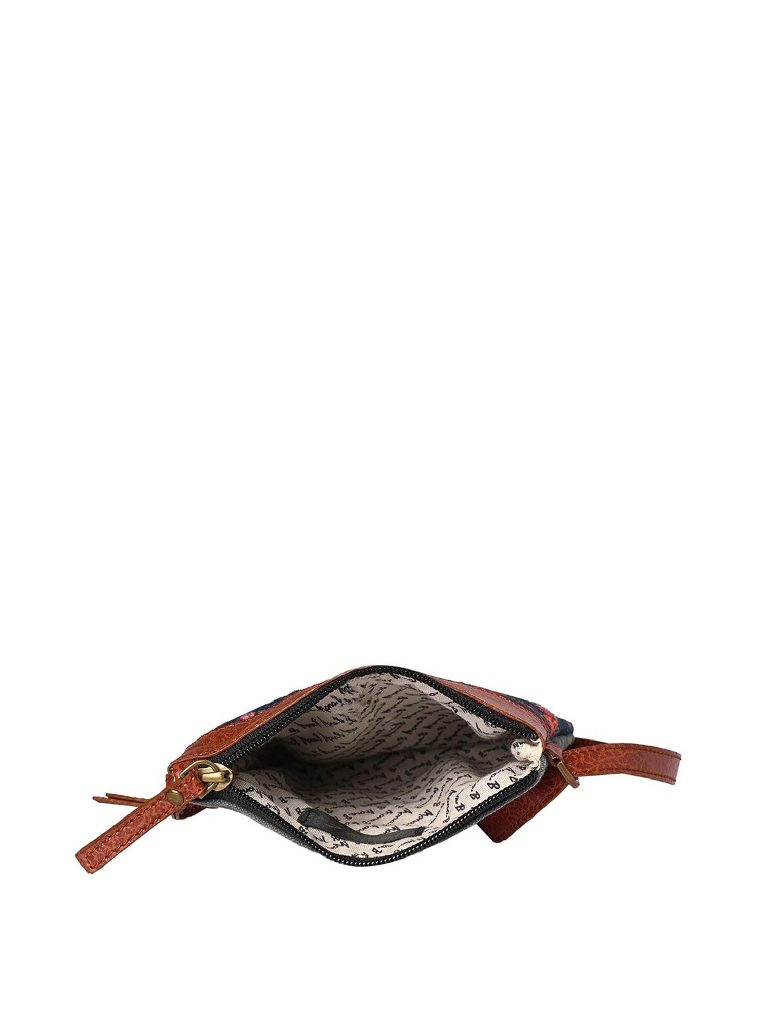 Mona B Amelia Blue Printed Small Cross Body Bag