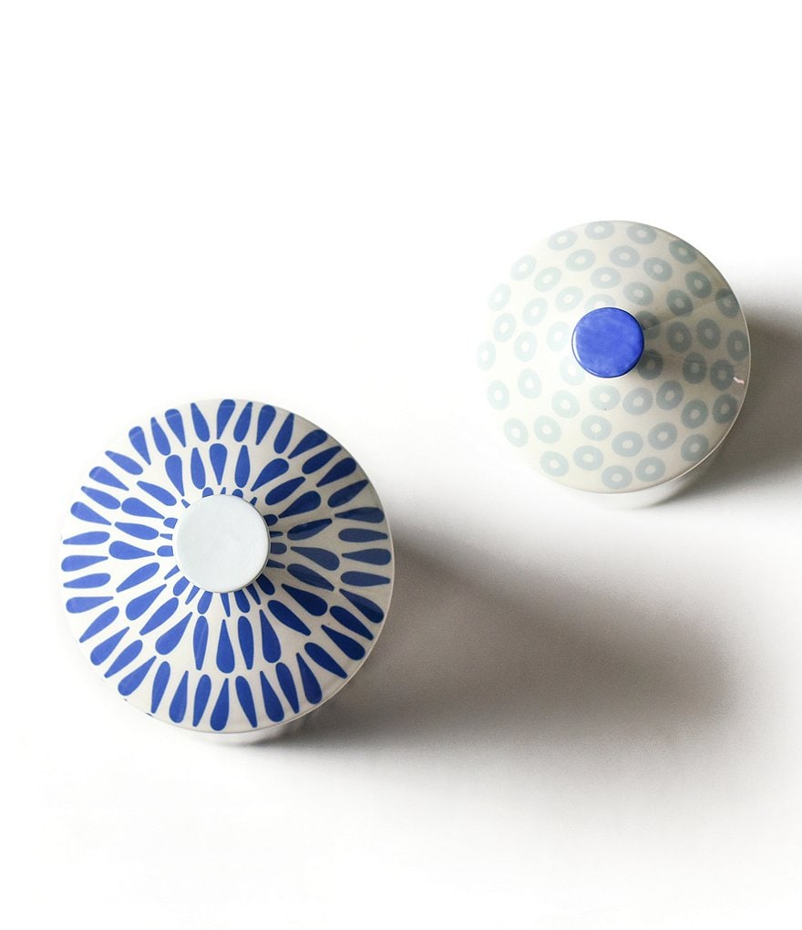 Coton Colors Wedgewood Canisters Set of 2