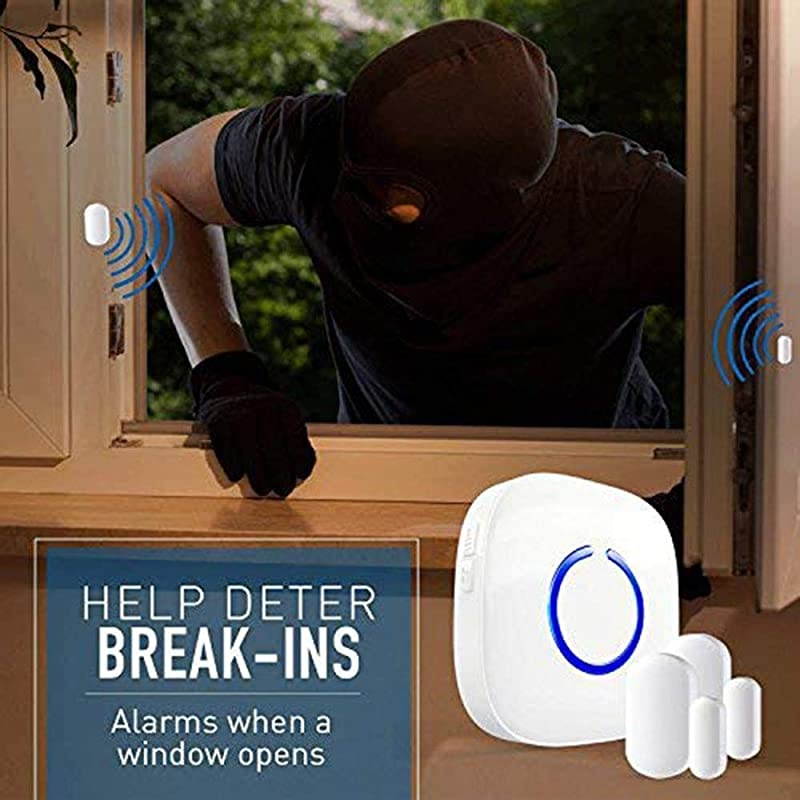 Extra Add-On Plugin Receiver for the Expandable Wireless Multi-Unit Long Range Doorbell Chime Alert System, Model LR, Scratch Resistant Matte Black