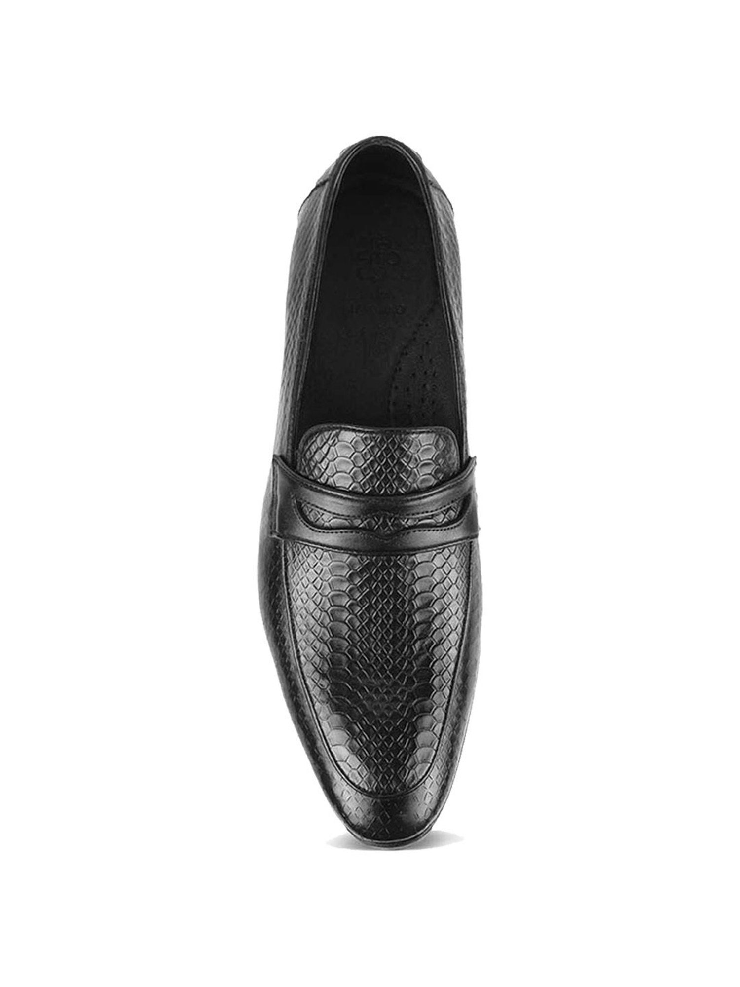 Tresmode Men's Black Formal Loafers