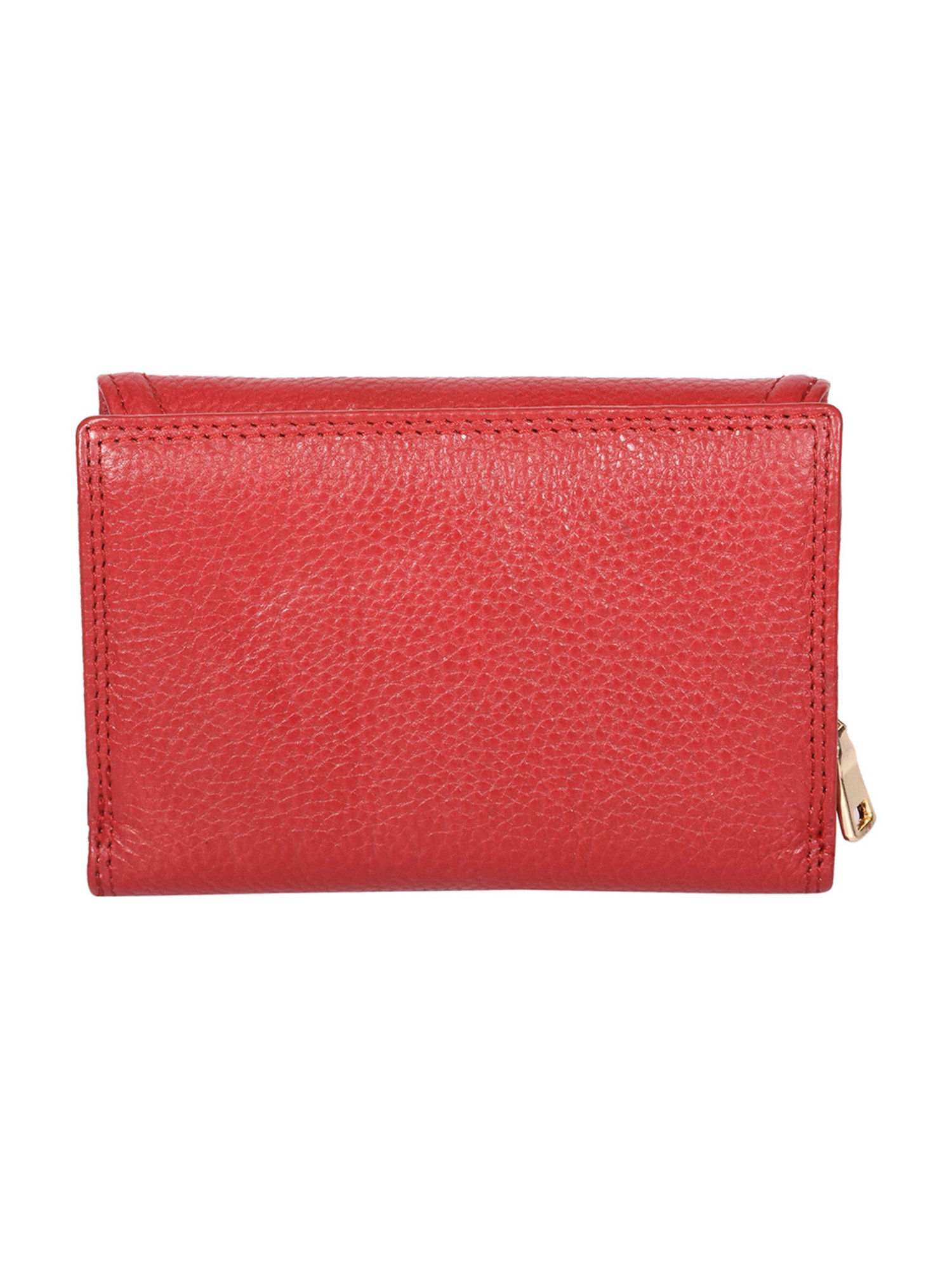 Sassora Lyla Red Small Leather Wallet for Women