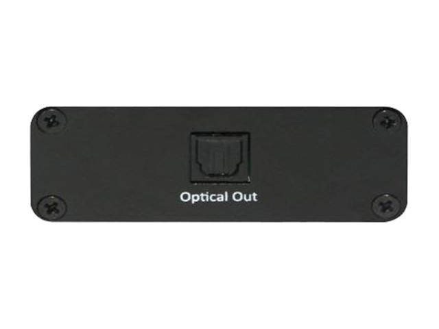 XtremPro 65039 Coaxial to Toslink Digital Audio Converter, Support PCM & Bitstream signals, for Home theater, Computer Musical - Black