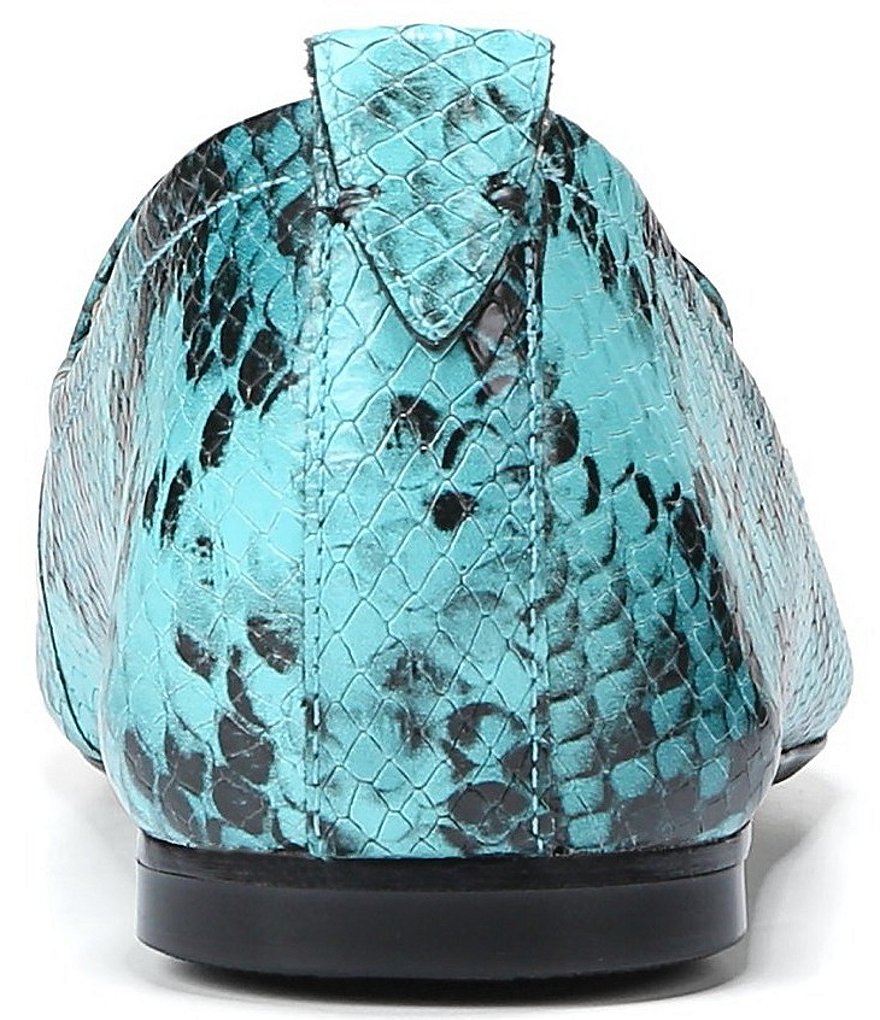 Trotters Harlow Lizard Patent Suede Leather Slip-Ons