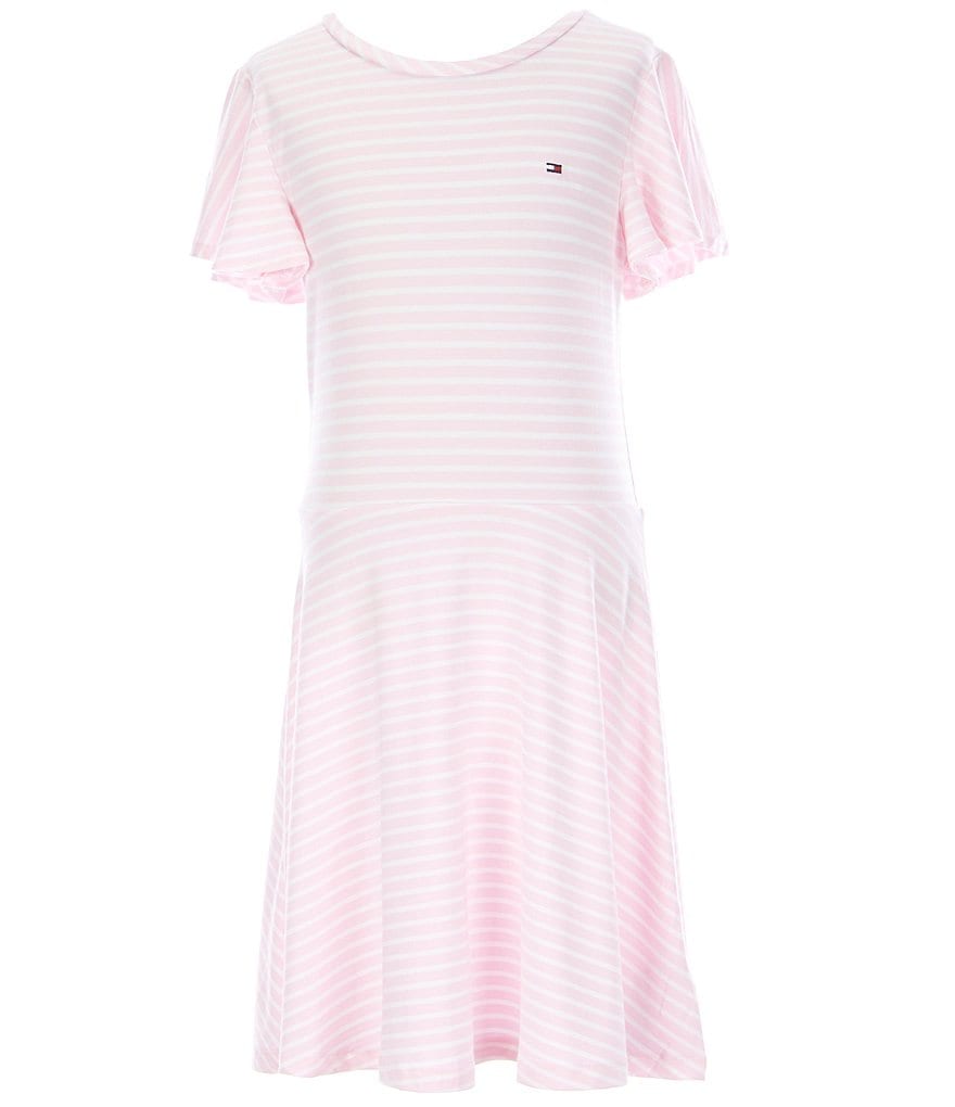 Mini Molly Big Girls 8-14 Ruffle-Sleeve Shift Dress