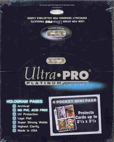ULTRAPRO PLATNIUM PAGES 4 MINI POCKETS