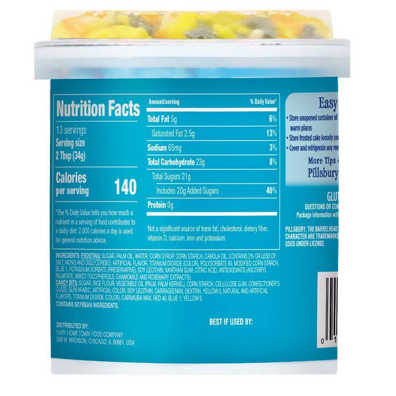 Pillsbury Funfetti Galaxy Space Blue Vanilla Frosting - 15.6oz