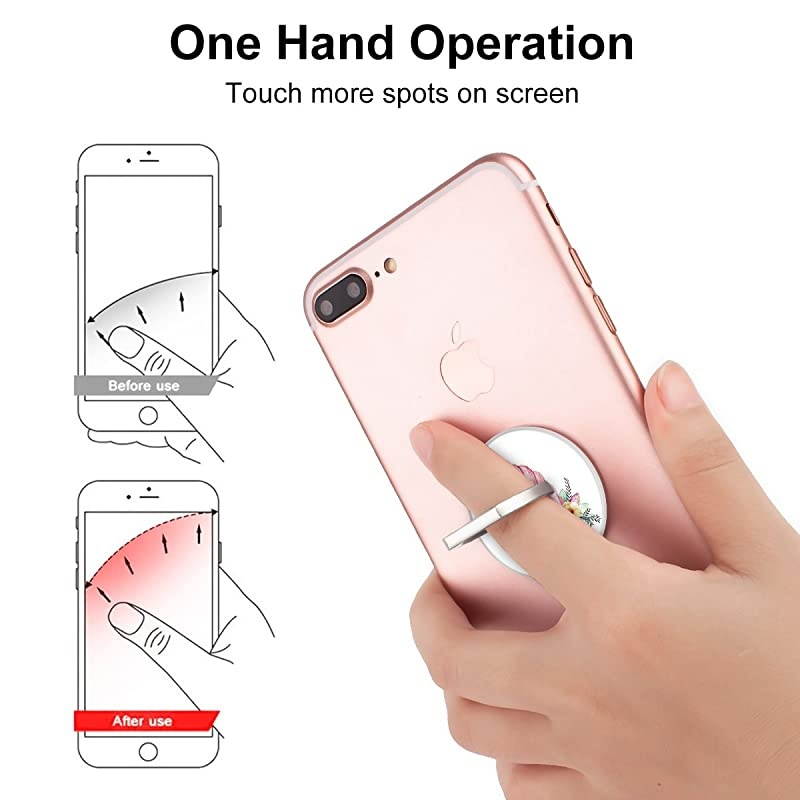 Pack-Ring Phone Holder Bracket Stand Kickstand for Smartphones,Tablets,Pads-Unicorn