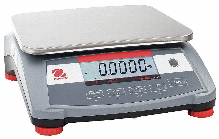 OHAUS R31P6 Digital Compact Bench Scale 6kg/15 lb. Capacity, Capacity: 6 kg, 15