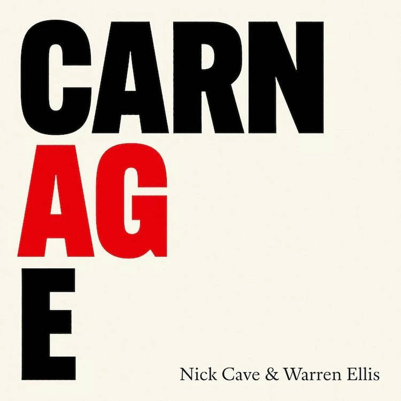 Nick Cave & Warren Ellis Carnage LP (Vinyl)