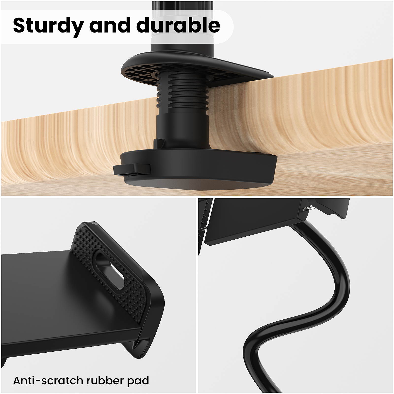 Desflow Adjustable Tablet Stand Holder 360&deg; Phone iPad Mount