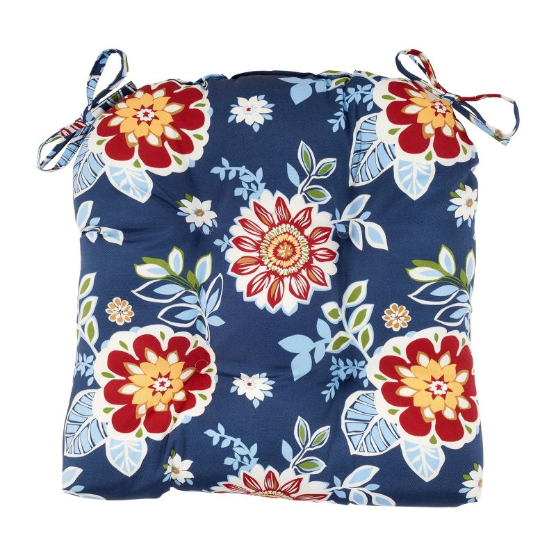 Jordan French Edge Chaise Lounge Cushion - Cabana Stripe Turquoise