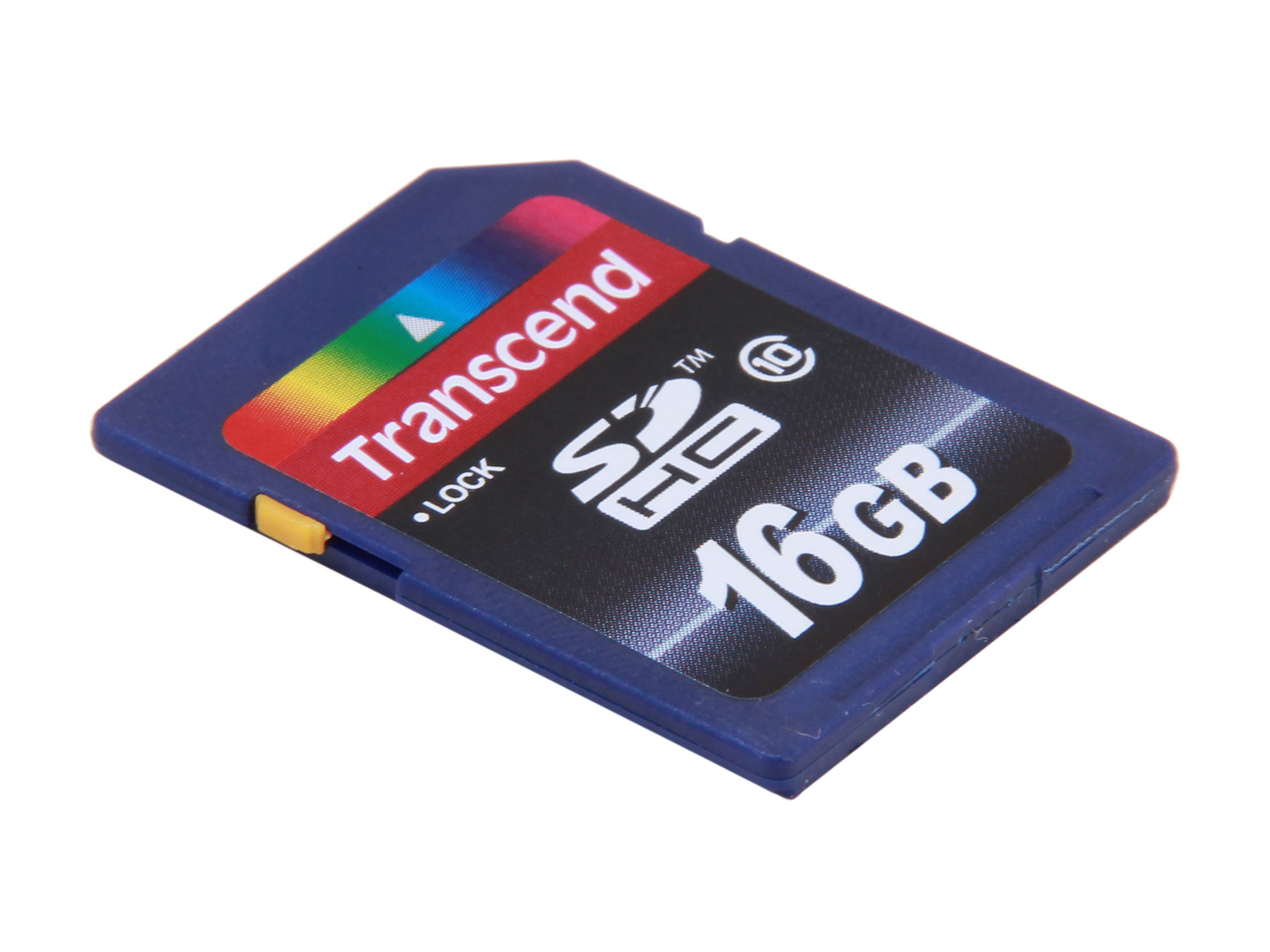 Transcend 16GB Secure Digital High-Capacity (SDHC) Flash Card Model TS16GSDHC10
