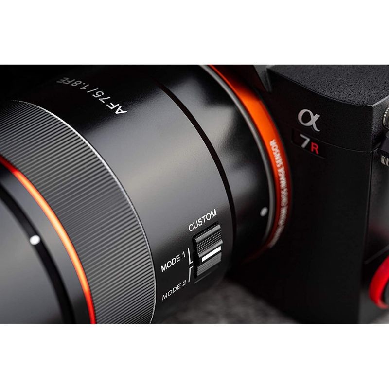 Samyang AF 75mm F1.8 Compact Auto Focus Telephoto Lens for Sony FE Mount, Black (SYIO75AF-E)